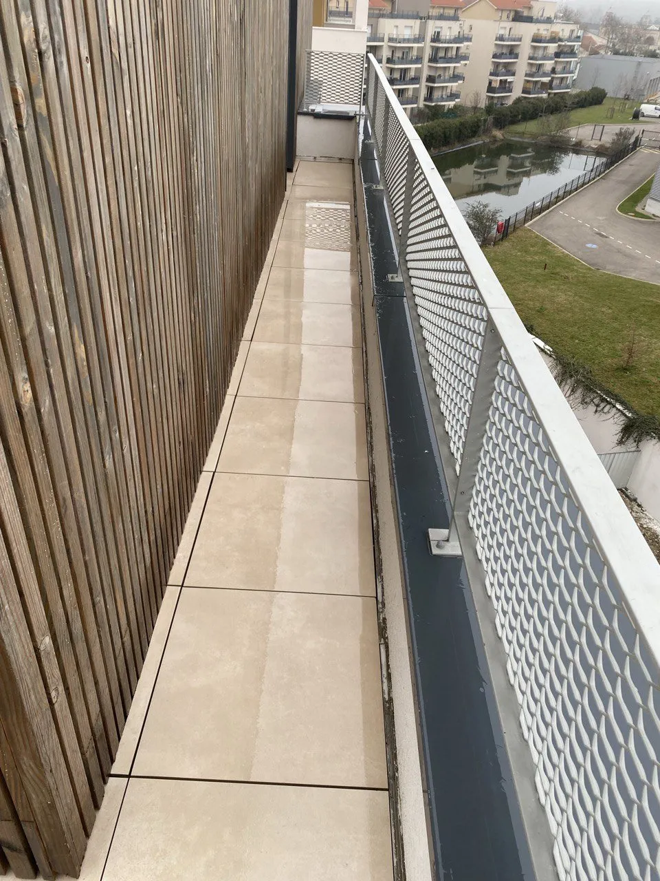 Terrasses de la résidence Jules Guesde à Vénissieux